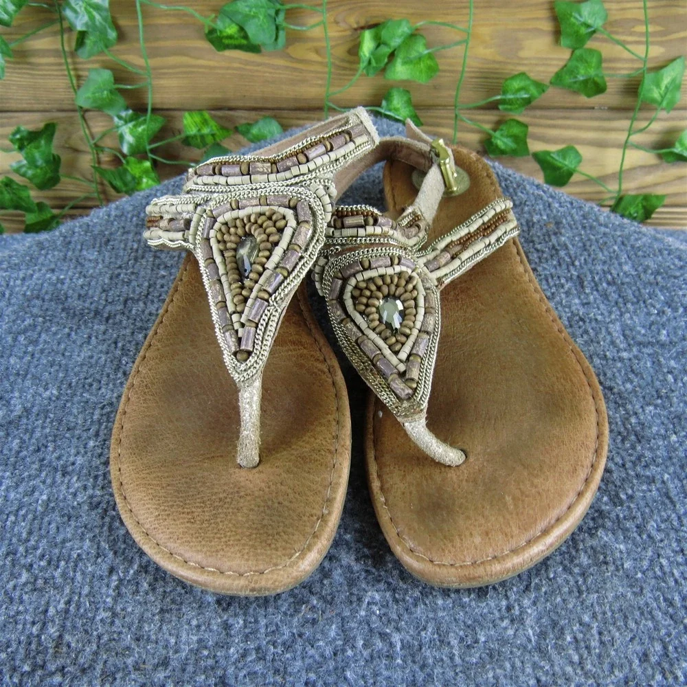 Nurture Women's  Gladiator Brown Leather Sz 9.5 Medium Gently Used‎ 2025